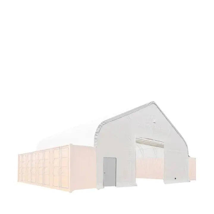 Front End Wall Kit for 8'6" Standard Containers for TMG DTE40C Snow Series™ Container Shelters, Straight Wall and Peak Roof, TMG-DTE40FW8V