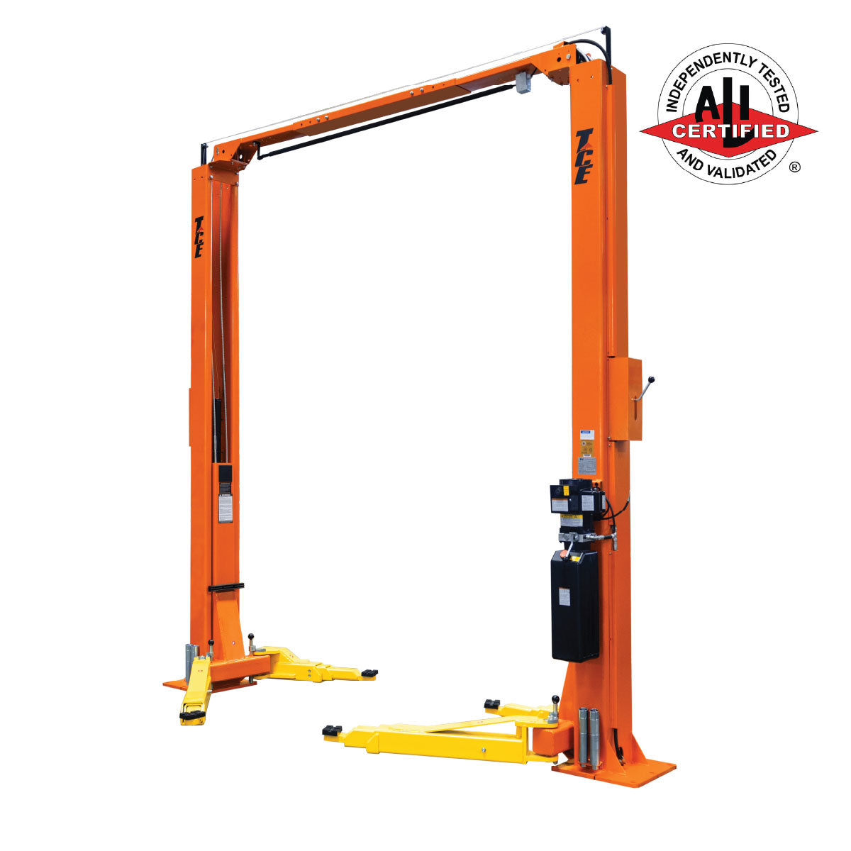 TMG-TO2579 ALI certified 10,000 lb two-post overhead auto lift, 73" lift height (Torin T10000-2OH-33)