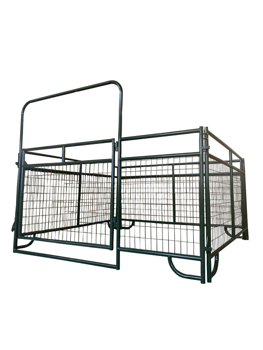 TMG-LSM10 5' x 10' Livestock Corral Mesh Panels and Gates (58 panels & 2 gates packed in one skid)