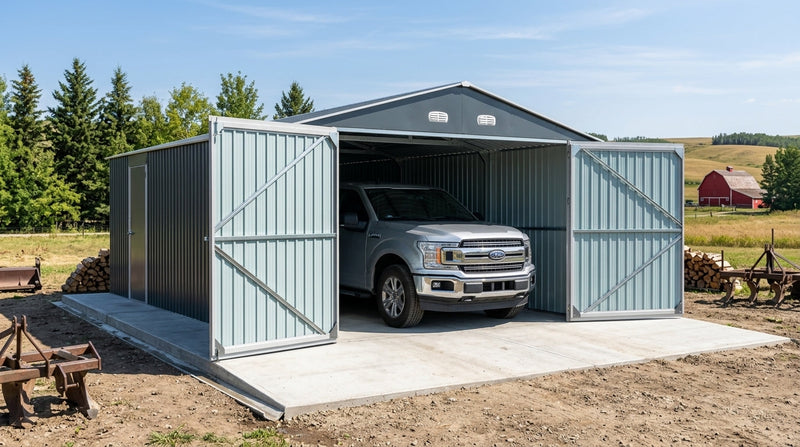 How Metal Sheds Protect Equipment in Summer