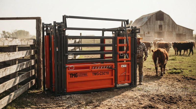 Top Use Cases for the 10' Cattle Work Chute with Weight Scale