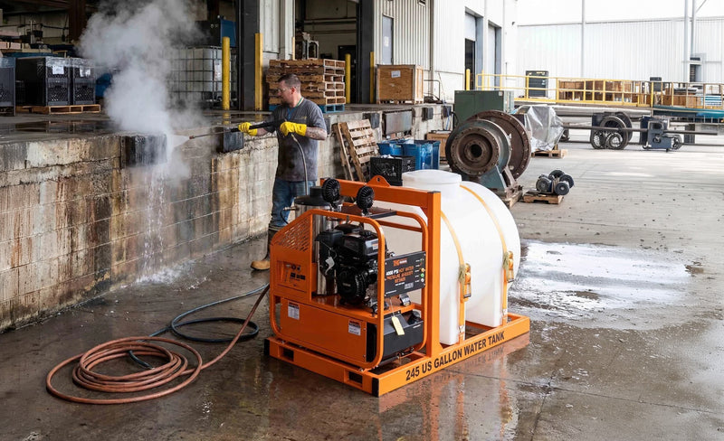 How to Select a 4000 PSI Hot Water Pressure Washer for Commercial Cleaning