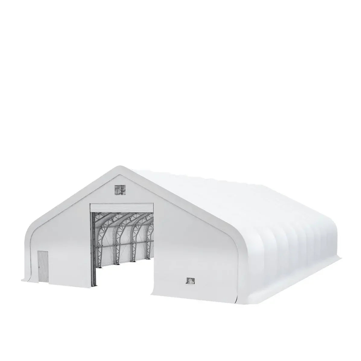 Snow Series™ 40' x 60' Dual Truss Storage Shelter, 35 PSF Snow Load Rated, Engineering Drawing, Heavy Duty 21 oz PVC Cover & Drive Through Doors, TMG-DTE4060-SR35
