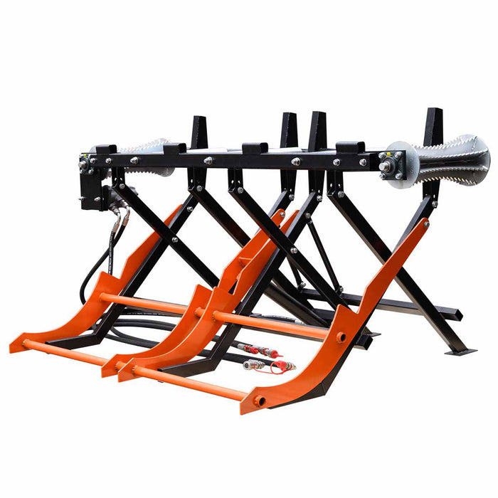 TMG-LLS16 1000 lb hydraulic log lift with chain drive infeed for TMG-GLS16 firewood processor
