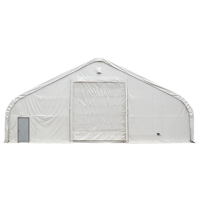 Snow Series™ 40' x 60' Dual Truss Storage Shelter, 35 PSF Snow Load Rated, Engineering Drawing, Heavy Duty 21 oz PVC Cover & Drive Through Doors, TMG-DTE4060-SR35