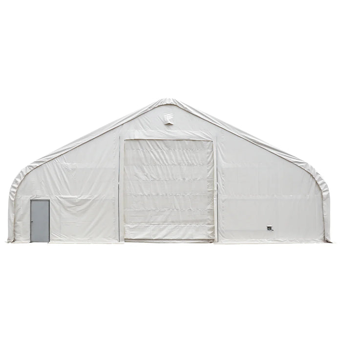 Snow Series™ 40' x 60' Dual Truss Storage Shelter, 25 PSF Snow Load Rated, Engineering Drawing, Heavy Duty 21 oz PVC Cover & Drive Through Doors, TMG-DTE4060-SR25
