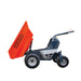 1100 lb wheeled dumper with hydraulic tipping and 48V 1.3 HP motor TMG-MD500