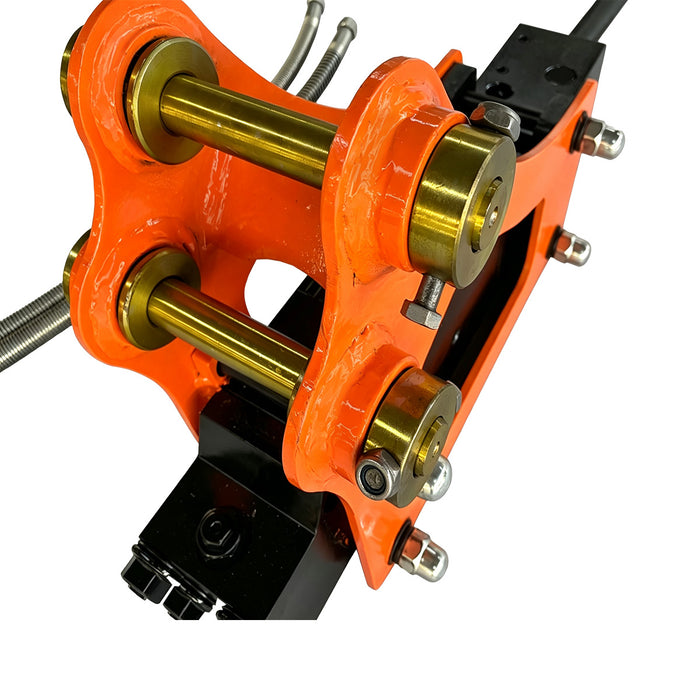 1-3/8" Hydraulic Breaker, ½" Hydraulic Hoses and Flat Quick Couplers, Works for TMG-MVE06 & TMG-MVE07 Mini Excavators, TMG-MVE06-BR