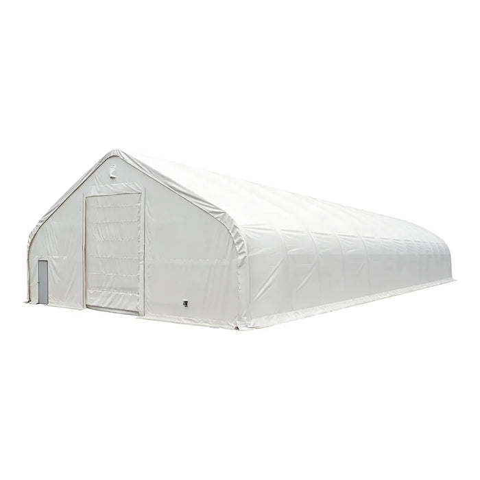 Snow Series™ 40' x 60' Dual Truss Storage Shelter, 35 PSF Snow Load Rated, Engineering Drawing, Heavy Duty 21 oz PVC Cover & Drive Through Doors, TMG-DTE4060-SR35