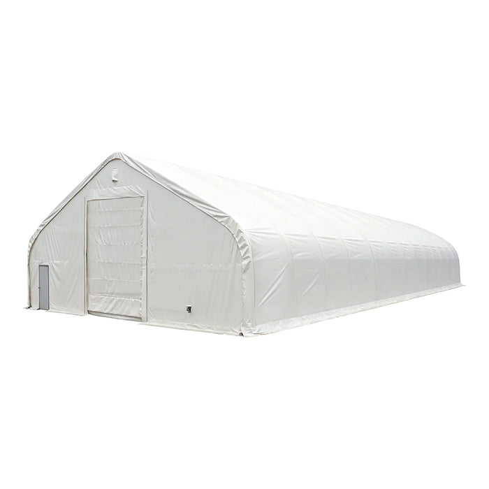 Snow Series™ 40' x 60' Dual Truss Storage Shelter, 25 PSF Snow Load Rated, Engineering Drawing, Heavy Duty 21 oz PVC Cover & Drive Through Doors, TMG-DTE4060-SR25