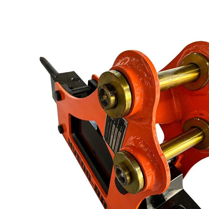 1-3/8" Hydraulic Breaker, ½" Hydraulic Hoses and Flat Quick Couplers, Works for TMG-MVE06 & TMG-MVE07 Mini Excavators, TMG-MVE06-BR