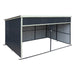 12' x 20' horse run-in shed with portable skid mount and wide front opening for livestock shelter TMG-MSK1220