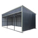 12' x 27' horse run-in shed with portable skid mount and open front livestock shelter TMG-MSK1227