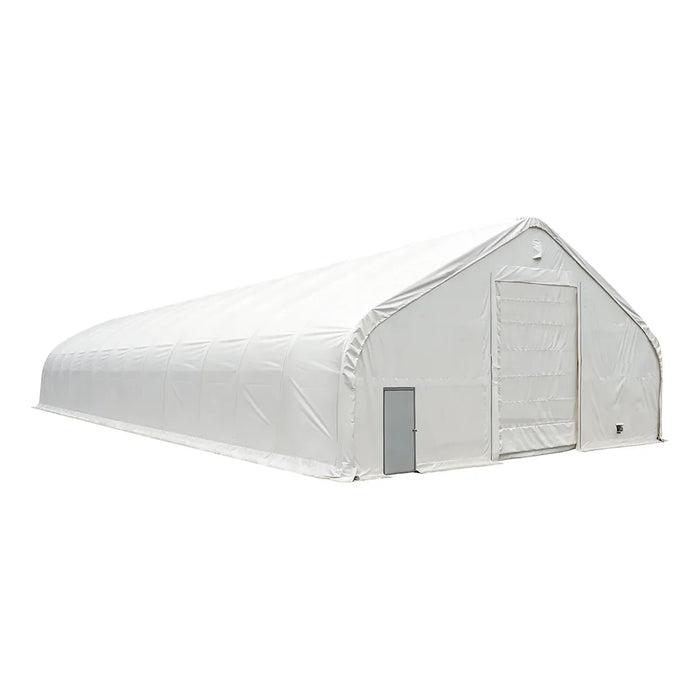 Snow Series™ 40' x 60' Dual Truss Storage Shelter, 35 PSF Snow Load Rated, Engineering Drawing, Heavy Duty 21 oz PVC Cover & Drive Through Doors, TMG-DTE4060-SR35