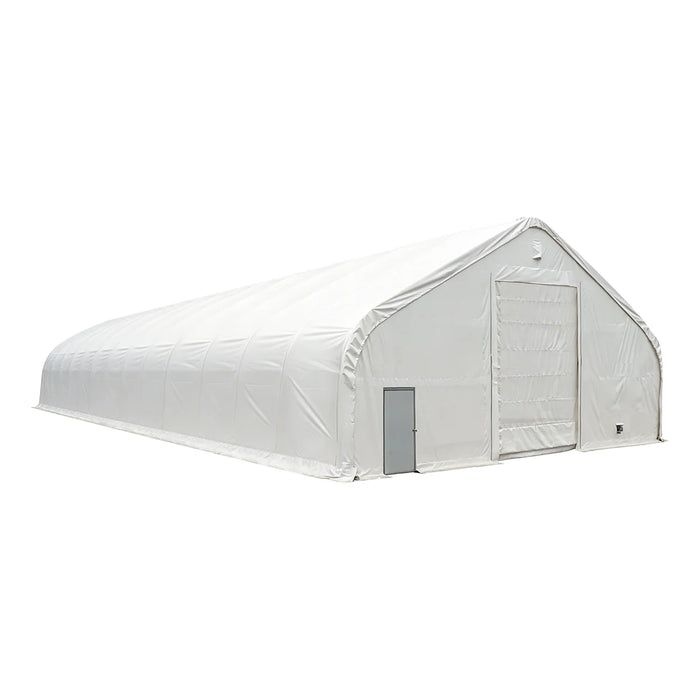 Snow Series™ 40' x 60' Dual Truss Storage Shelter, 25 PSF Snow Load Rated, Engineering Drawing, Heavy Duty 21 oz PVC Cover & Drive Through Doors, TMG-DTE4060-SR25