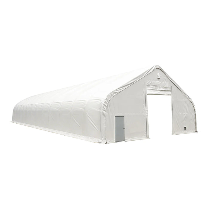 Snow Series™ 40' x 60' Dual Truss Storage Shelter, 25 PSF Snow Load Rated, Engineering Drawing, Heavy Duty 21 oz PVC Cover & Drive Through Doors, TMG-DTE4060-SR25