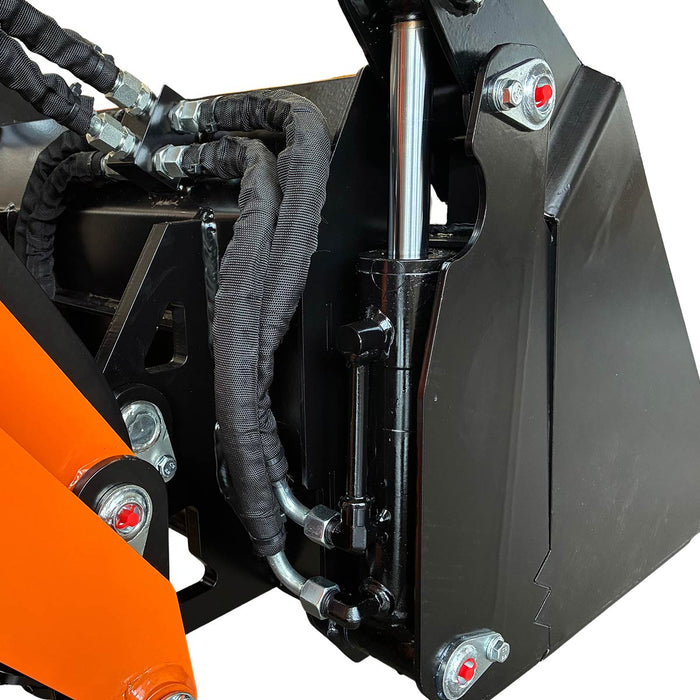 1630 lb wheeled stand-on skid steer with 420cc 11.5 HP gas engine and 30 inch bucket TMG-MVL16