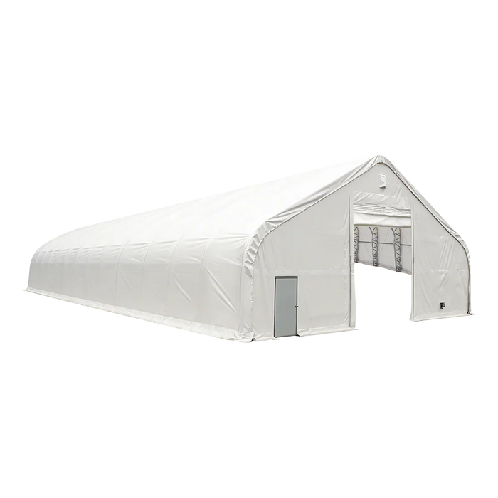 Snow Series™ 40' x 60' Dual Truss Storage Shelter, 35 PSF Snow Load Rated, Engineering Drawing, Heavy Duty 21 oz PVC Cover & Drive Through Doors, TMG-DTE4060-SR35