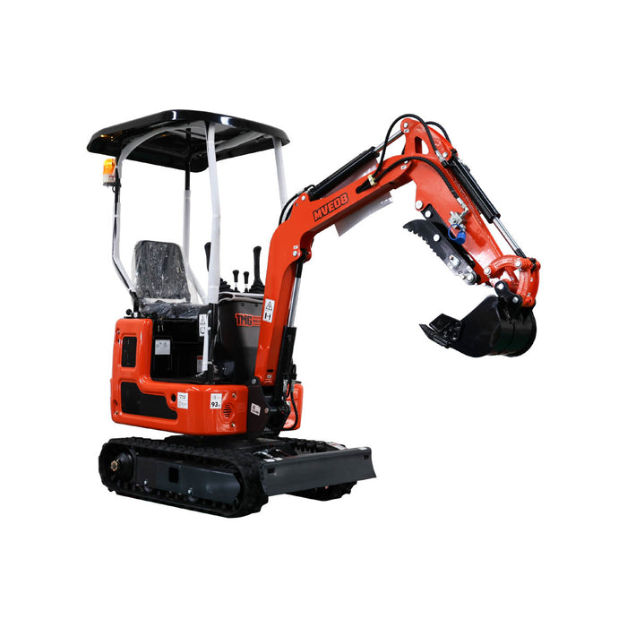 Compact Mini Excavator, 13.5 HP Briggs & Stratton XR Gas Engine, 61-½" Max. Digging Depth, 1900 Lb Operating Weight TMG-MVE08