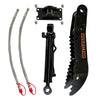 Hydraulic Thumb Attachment, Hydraulic Hoses and G ½" Flat Quick Couplers, Works for TMG-MVE07, TMG-MVE07-THH