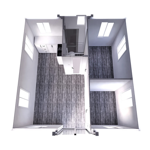 TMG-SCE20 20' expandable container home, fire-resistant and rodent-proof modular living unit
