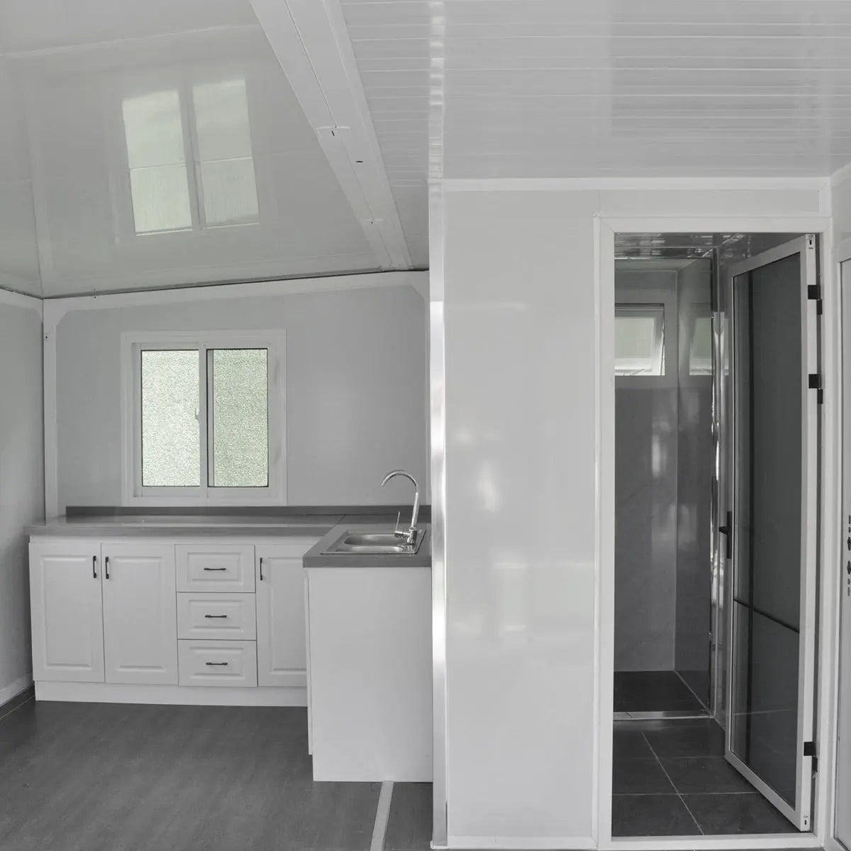 TMG-SCE20 20' expandable container home, fire-resistant and rodent-proof modular living unit

