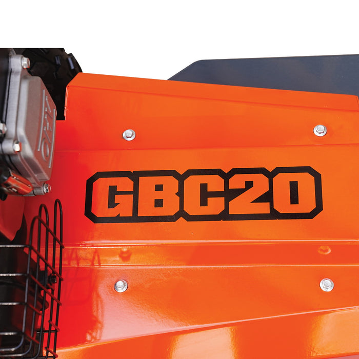 20 inch walk behind brush cutter with 452cc 14 HP gas engine and electric start TMG-GBC20