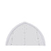 20' x 30' arch wall peak ceiling storage shelter with 17 oz PVC cover and drive through doors, TMG-ST2032PV