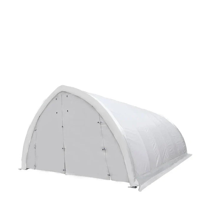20' x 30' arch wall peak ceiling storage shelter with 17 oz PVC cover and drive through doors, TMG-ST2032PV