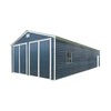 20' x 40' Metal Garage Shed, 9' High Double Front Doors, 13’ Peak, 800 Sq-Ft TMG-MS2040