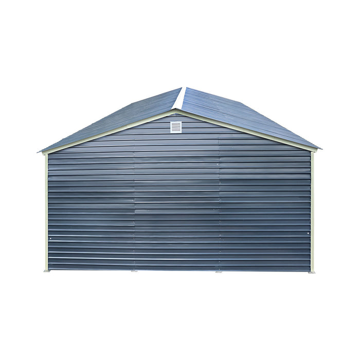 20' x 40' Metal Garage Shed, 9' High Double Front Doors, 13’ Peak, 800 Sq-Ft TMG-MS2040