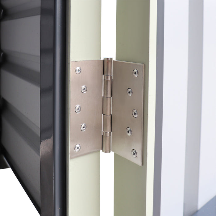 20' x 40' Metal Garage Shed, 9' High Double Front Doors, 13’ Peak, 800 Sq-Ft TMG-MS2040