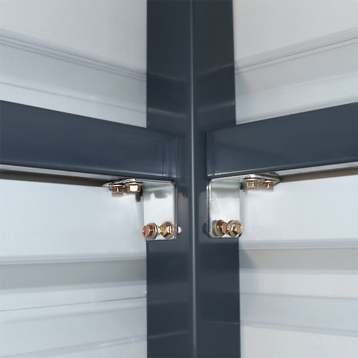 20' x 40' Metal Garage Shed, 9' High Double Front Doors, 13’ Peak, 800 Sq-Ft TMG-MS2040