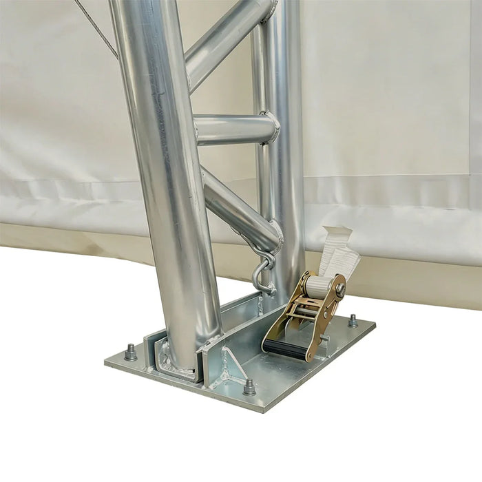 Snow Series™ 40' x 60' Dual Truss Storage Shelter, 35 PSF Snow Load Rated, Engineering Drawing, Heavy Duty 21 oz PVC Cover & Drive Through Doors, TMG-DTE4060-SR35