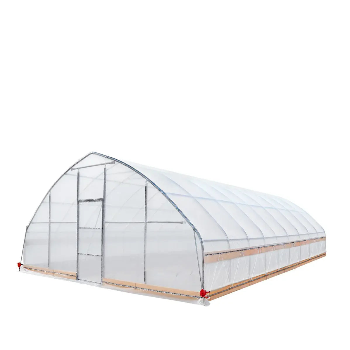 25' x 40' Tunnel Greenhouse Grow Tent w/6 Mil Clear EVA Plastic Film, Cold Frame, Hand Crank Roll-Up Sides, Peak Ceiling Roof, TMG-GH2540-V2 (Previously GH2540)