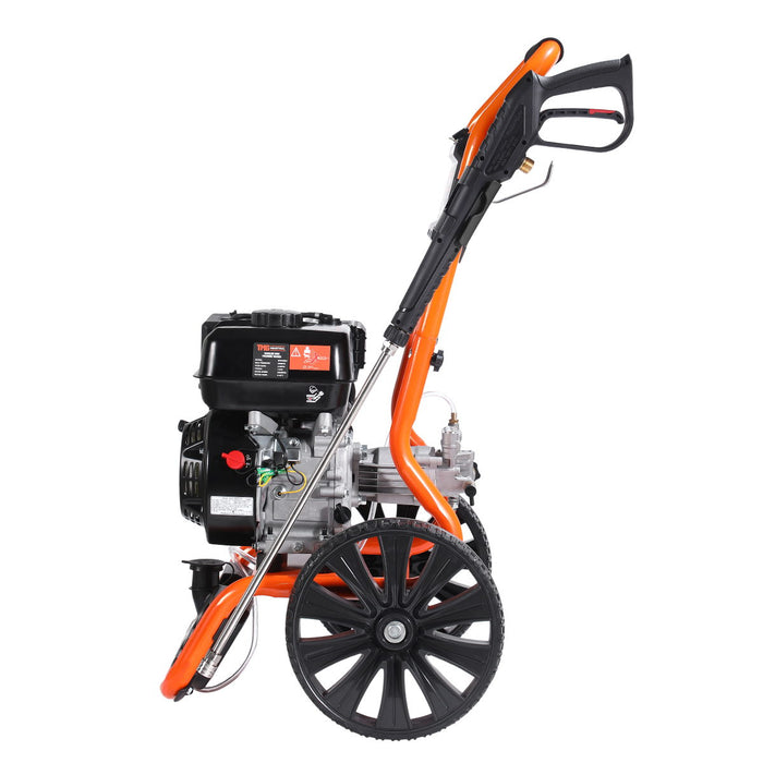 2900 PSI Gas Pressure Washer, 2.5 GPM, 212cc Gas Engine, 25' Hose, 12" Wheels, TMG-GPW30RH