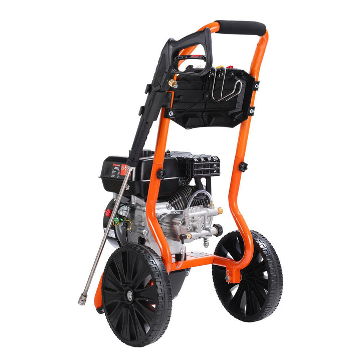 2900 PSI Gas Pressure Washer, 2.5 GPM, 212cc Gas Engine, 25' Hose, 12" Wheels, TMG-GPW30RH