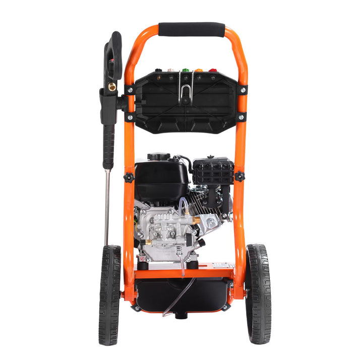 2900 PSI Gas Pressure Washer, 2.5 GPM, 212cc Gas Engine, 25' Hose, 12" Wheels, TMG-GPW30RH