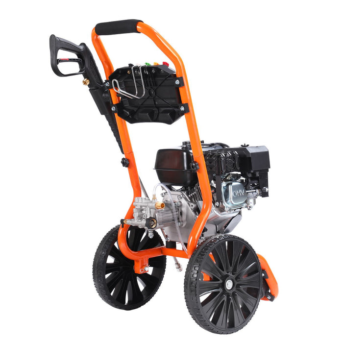 2900 PSI Gas Pressure Washer, 2.5 GPM, 212cc Gas Engine, 25' Hose, 12" Wheels, TMG-GPW30RH