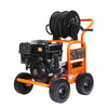 Nettoyeur haute pression à essence 3600 PSI, 4 GPM, moteur à essence 420cc, pompe triplex industrielle, enrouleur de tuyau 98', TMG-GPW36R