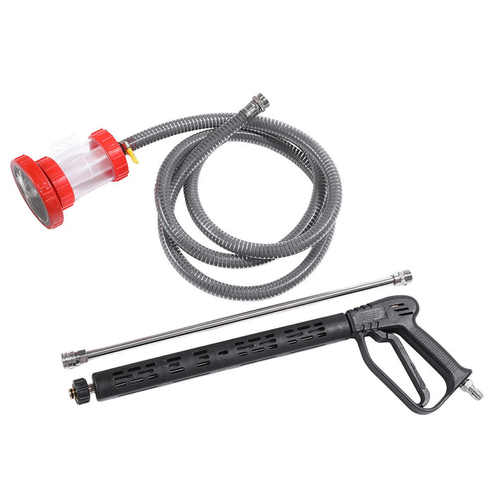 4000 PSI Gas Pressure Washer, 4 GPM, 500cc Gas Engine, Industrial Triplex Pump, 98' Hose Reel, TMG-GPW40R
