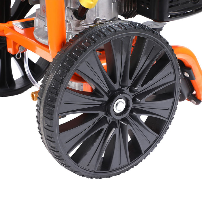 2900 PSI Gas Pressure Washer, 2.5 GPM, 200cc Gas Engine, 25' Hose, 12" Wheels, Fold-Down Handle, TMG-GPW30RV