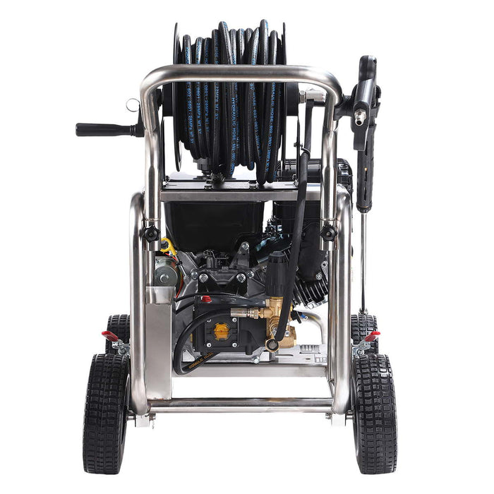 3600 PSI Gas Pressure Washer, 4 GPM, 408cc Vanguard Engine, AR Industrial Triplex Pump, 98' Hose Reel, TMG-GPW36BS