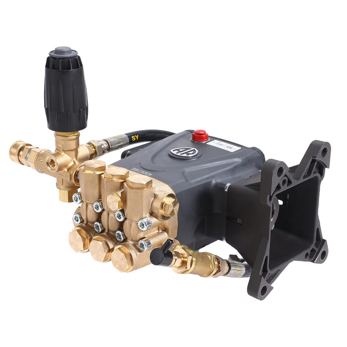 3600 PSI Gas Pressure Washer, 4 GPM, 408cc Vanguard Engine, AR Industrial Triplex Pump, 98' Hose Reel, TMG-GPW36BS