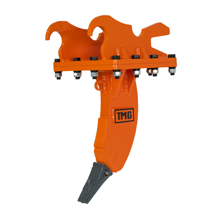 2.3" Excavator Ripper for 4-8 Ton Excavators, Replaceable Boot, Single Shank for Frozen and Compacted Ground, Quick Change, TMG-ERP08