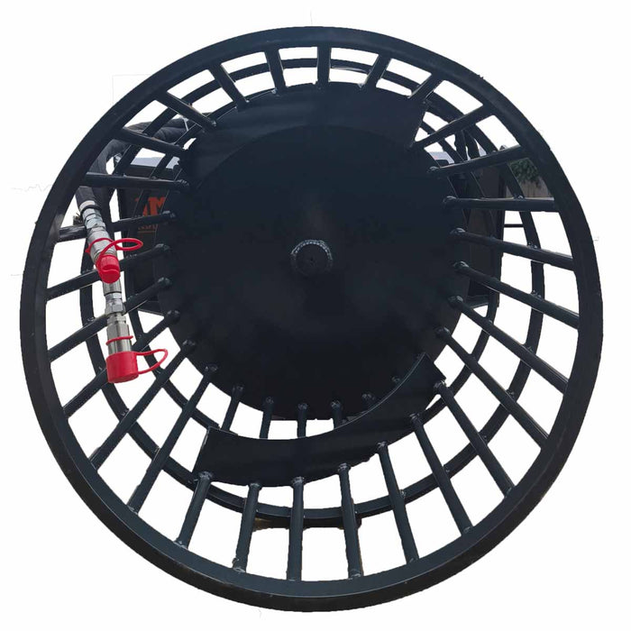 TMG-SRP32 skid-steer rotary rock picker, 30″ drum, 1,250 lb capacity
