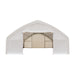 TMG-ST3052E 30' x 50' straight wall peak ceiling storage shelter with 10 oz PE cover
