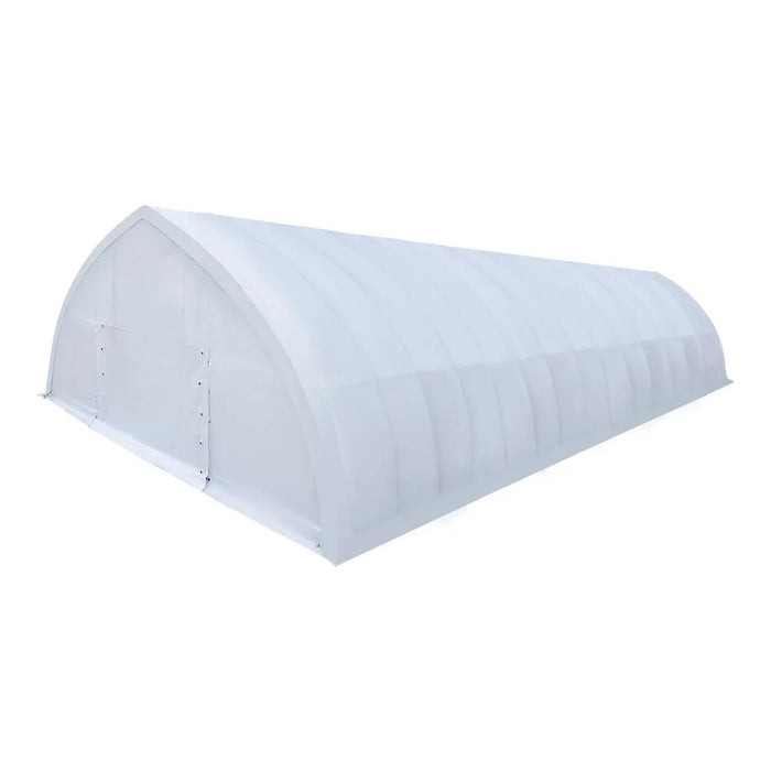 30' x 60' Peak Ceiling Storage Shelter with Heavy Duty 11 oz PE Cover & Drive Through Doors, TMG-ST3062E(Previously ST3060) TMG Industrial