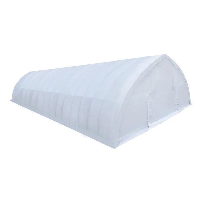 30' x 60' Peak Ceiling Storage Shelter with Heavy Duty 11 oz PE Cover & Drive Through Doors, TMG-ST3062E(Previously ST3060) TMG Industrial