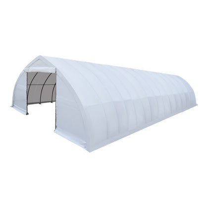 30' x 60' Peak Ceiling Storage Shelter with Heavy Duty 17 oz PVC Cover & Drive Through Doors, TMG-ST3062V (Previously ST3060V)